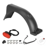 Guardabarros trasero con gancho + luz trasera + tornillos para Xiaomi 5 Max