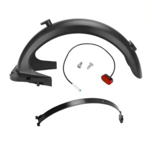 Guardabarros trasero G30 Max negro con ganchos + cinta + luz trasera + tornillos