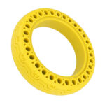 Neumático sólido de panal de abeja de 8 1/2 x 2 pulgadas (amarillo)