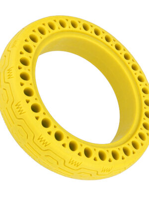 Neumático sólido de panal de abeja de 8 1/2 x 2 pulgadas (amarillo)