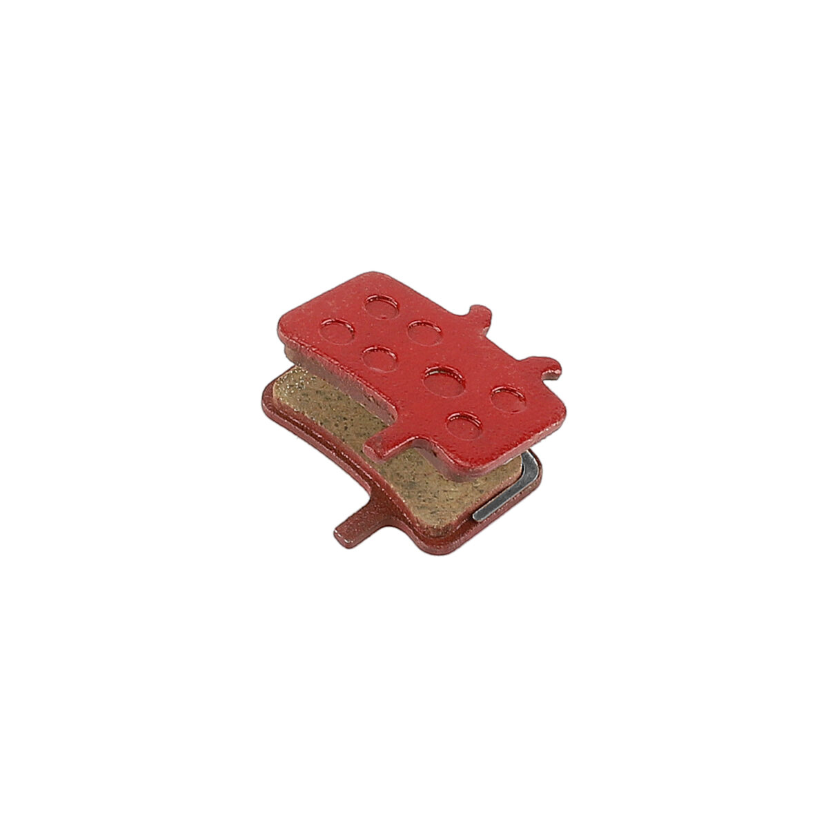 Pastillas de freno semimetálicas rectangulares rojas T1 - Imagen 3
