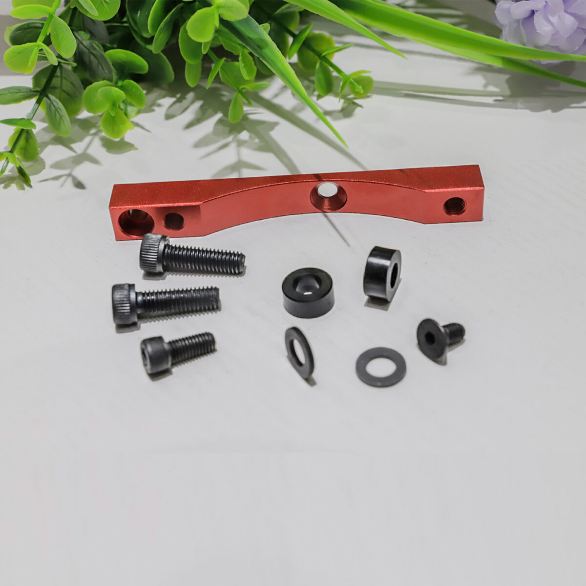 Kit adaptador de freno ZOOM Xtech HB100 negro 4 orificios y tornillo - Imagen 6