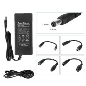 Cargador europeo 42V2ADC2.1 (con 4 cables adaptadores)