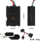 Traje de alarma de control remoto en blanco y negro para Dualtron Thunder Victor ULTRA Kaabo Mantis 10 Wolf Warrior - Imagen 2