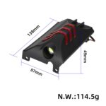 Conjunto de cubierta frontal derecha de la placa inferior del Kukirin G3 Pro - Imagen 2