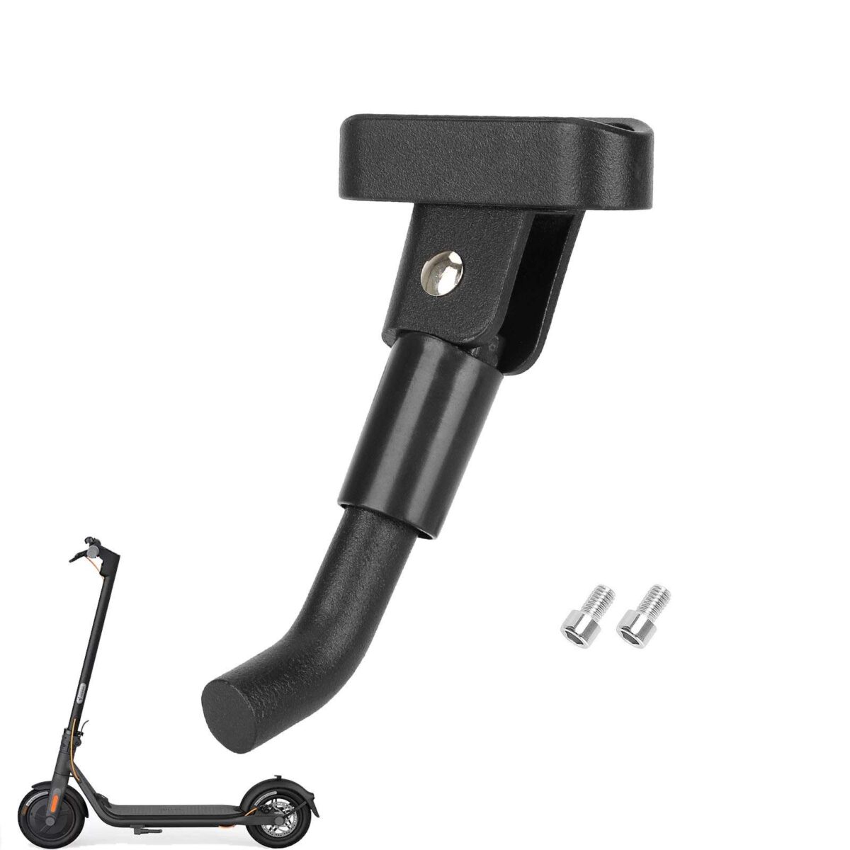 Pata de cabra gris con tornillos para scooters F20/F25/F30/F40/F2 Plus - Imagen 3
