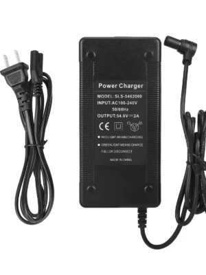 Cargador de 54,6 V 2 A con conector Xiaomi 2X (enchufe estadounidense)