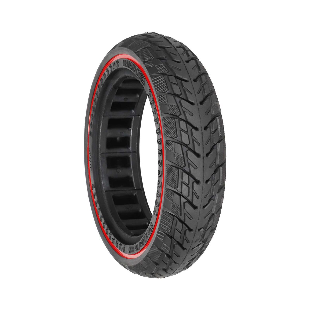 Neumático sólido todoterreno Ulip 8 1/2*2 (50/75-6.1) con círculo rojo para scooters Xiaomi - Imagen 5