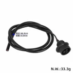 Conector hembra grande LP16-3P con cable - Imagen 2