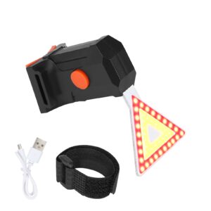 Luces traseras triangulares de dos colores con carga USB