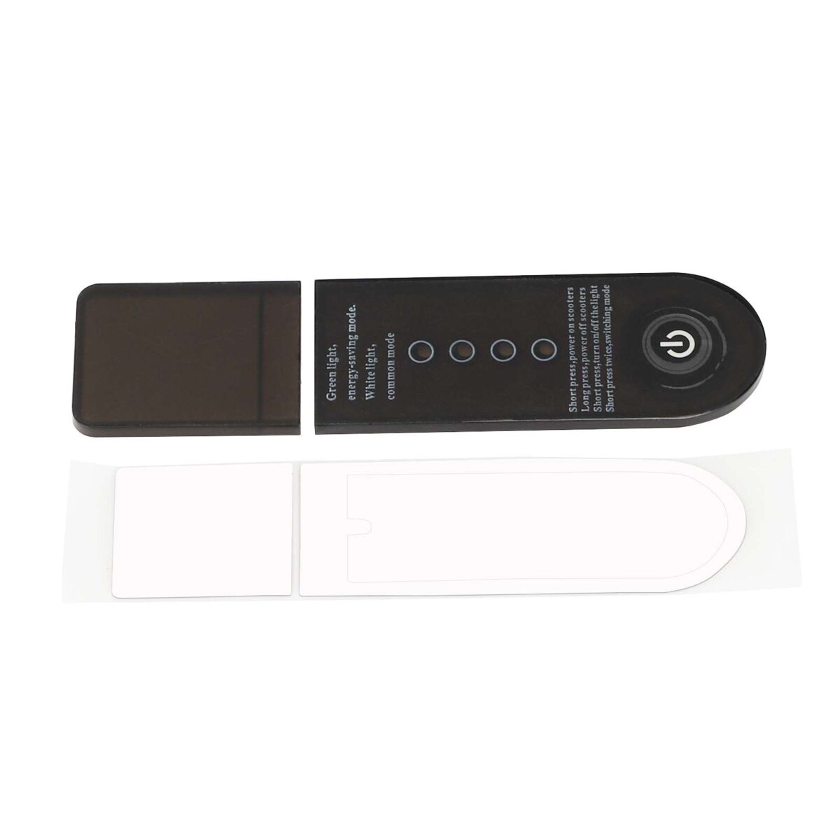 Cubierta del panel de interruptores Xiaomi M365 con adhesivo blanco de doble cara - Imagen 4