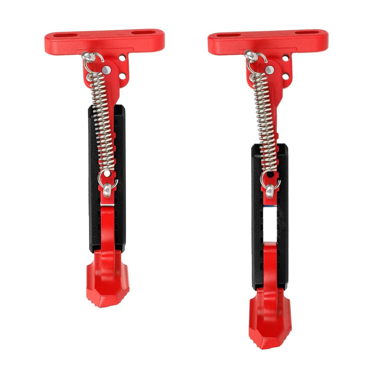 Pata de cabra ajustable V2 Rojo-Negro para patinetes Xiaomi - Imagen 6