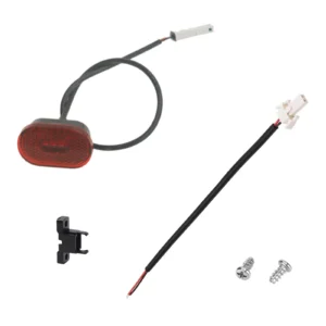 Luz trasera Pro2 con tornillos, cable de conexión de batería y clips