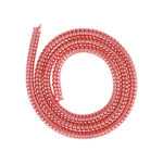 Línea de protección de bobinado de 6 mm y 1 m de color rojo brillante