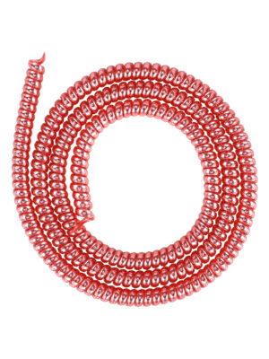 Línea de protección de bobinado de 6 mm y 1 m de color rojo brillante