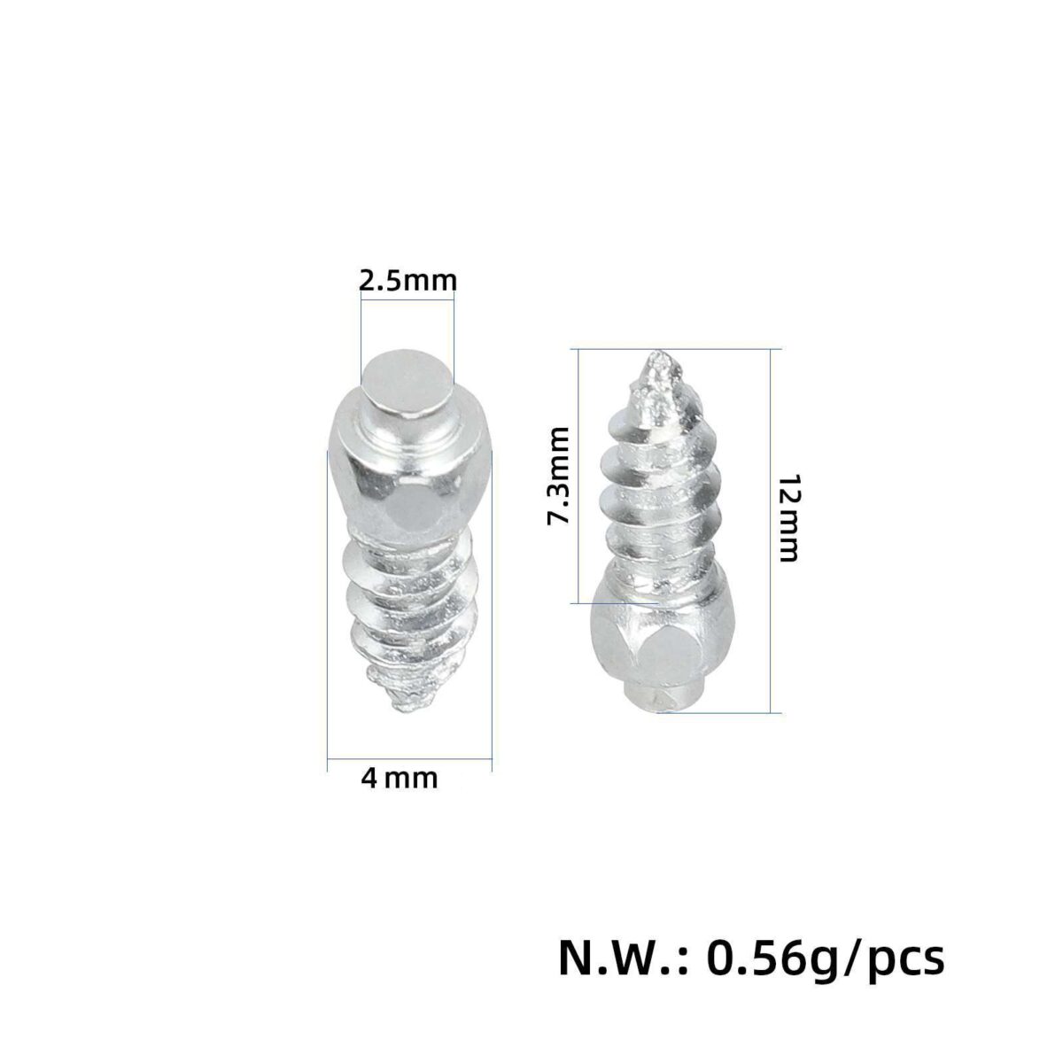 Tornillo antideslizante M4*12 para neumáticos de nieve - Imagen 2