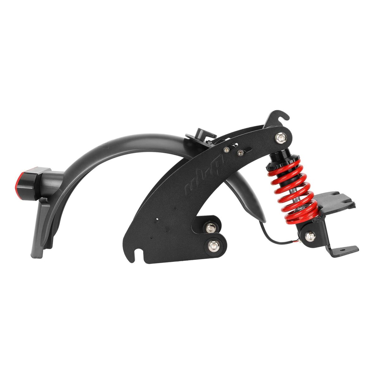 Suspensión trasera Ulip V3 negra y roja con guardabarros para intermitentes para scooter G30 Max - Imagen 5