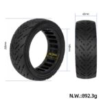 Neumático sólido para carretera urbana LUCK4U 8.5*2.5 negro - Imagen 2