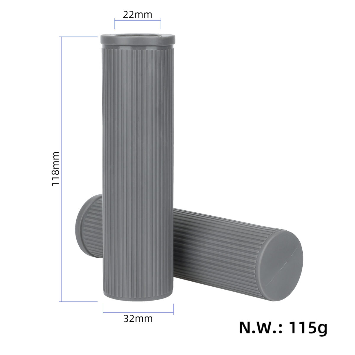 Puños grises para patinetes Xiaomi 4 Pro - Imagen 2