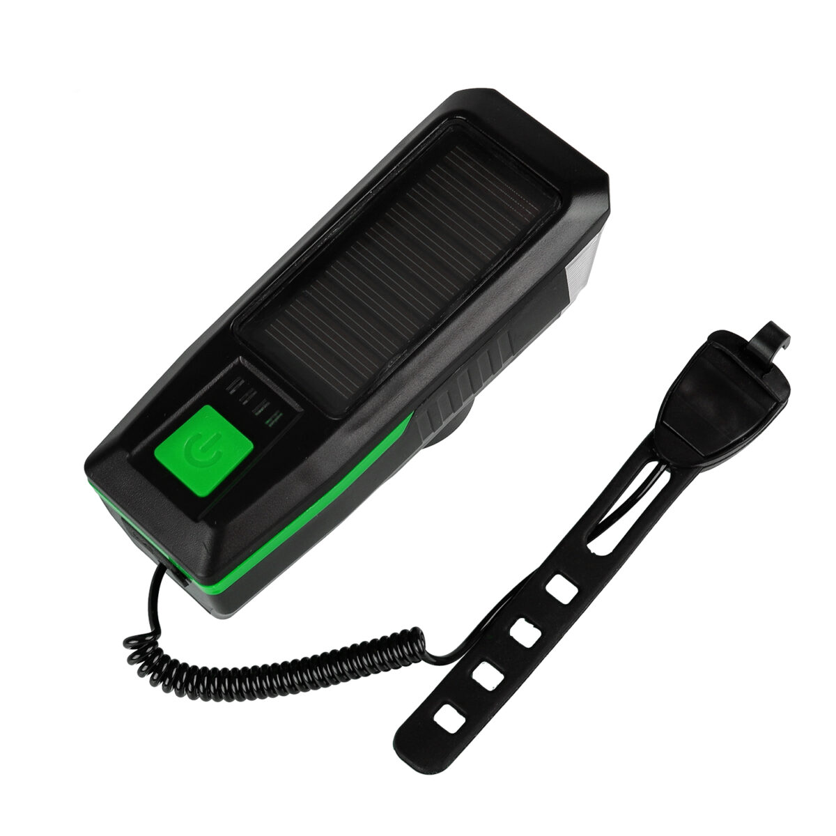 Luz de altavoz con carga USB solar verde - Imagen 5