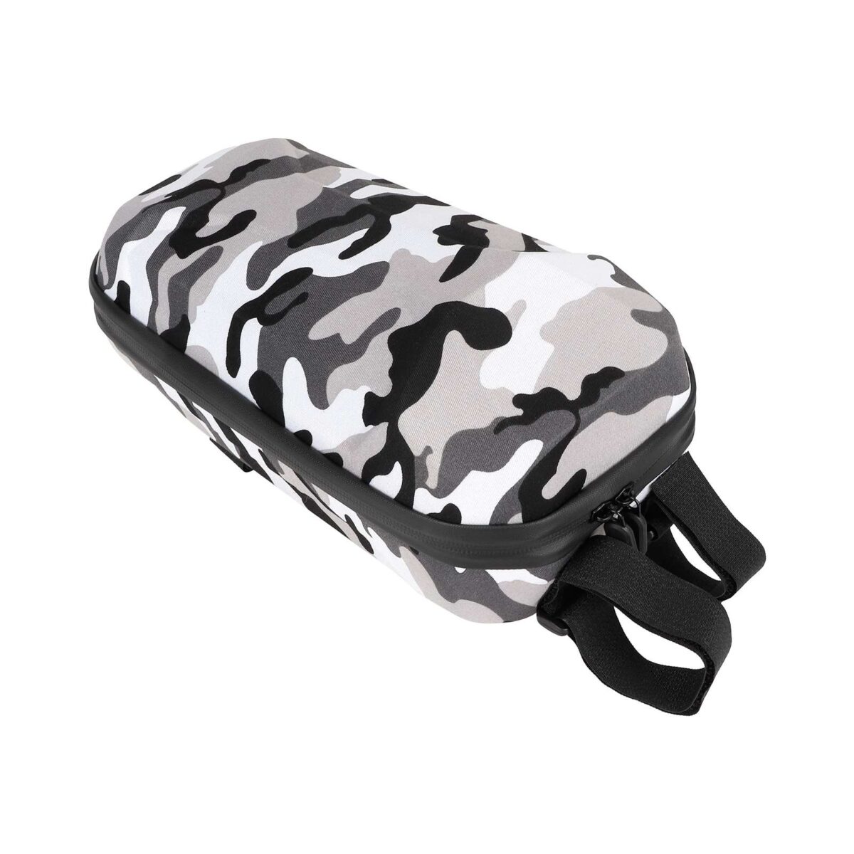 Bolso grande frontal de 3 l gris camuflaje (PU+EVA) sin logotipo - Imagen 4