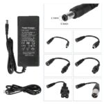 Cargador de 42 V 2 A CC 2,1 V con 6 cables adaptadores (enchufe UE)