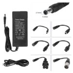 Cargador de 42 V 2 A CC 2,1 V con 6 cables adaptadores (enchufe UE)
