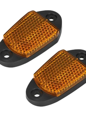 Par de láminas reflectantes amarillas izquierda y derecha para scooter Ninebot MAX G2