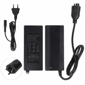 Cargador de 42,0 V y 2,0 A con cabezal de dosificación (enchufe europeo)