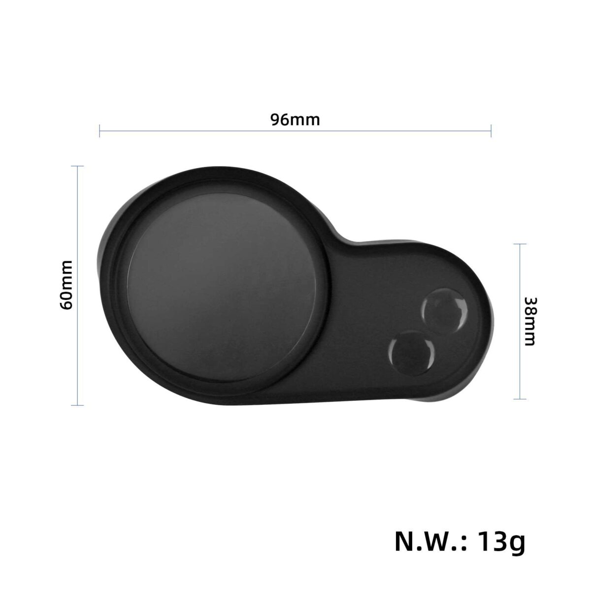 Cubierta de silicona para manómetro universal negra - Imagen 2