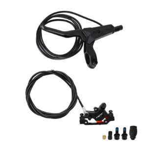 Maneta de freno izquierda NUTT con cable de freno de 180cm y freno de disco hidráulico izquierdo con cable de 220cm