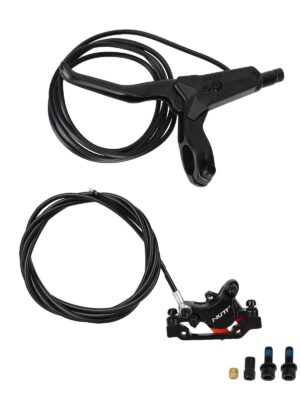 Maneta de freno izquierda NUTT con cable de freno de 180cm y freno de disco hidráulico izquierdo con cable de 220cm