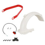 Juego de guardabarros trasero blanco para G30 Max