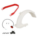 Juego de guardabarros trasero blanco para G30 Max
