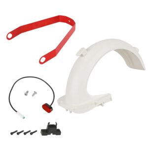 Juego de guardabarros trasero blanco para G30 Max