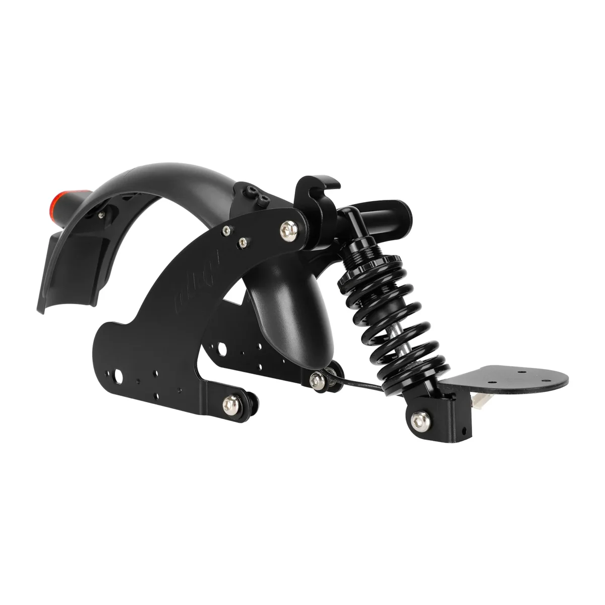 Suspensión trasera negra Ulip V2 con soporte metálico de guardabarros trasero para scooter Xiaomi 4Pro - Imagen 3
