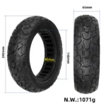 Neumático todoterreno sólido negro NEDONG10*2.5 (ranura de 45 mm) - Imagen 2