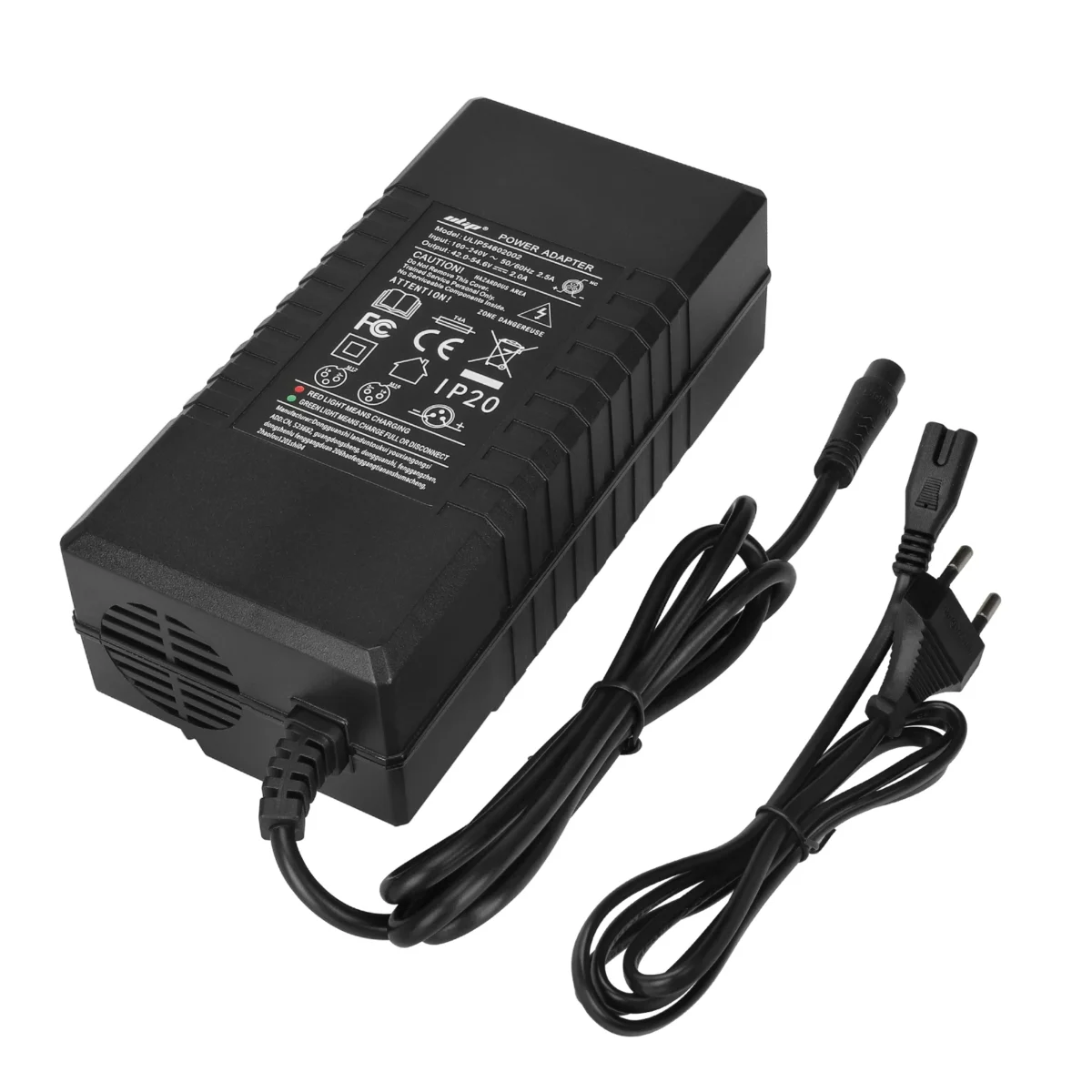 Cargador Ulip 54,6 V 2 A con cabezal pequeño LP16-3P (enchufe UE) - Imagen 3