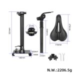 Asiento de dos piezas negro para Xiaomi M365/Pro/1S (bolsa de asiento pequeña) - Imagen 2