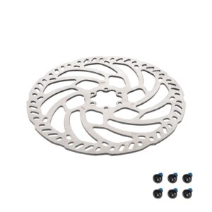 Disco de freno de disco de seis orificios engrosado de 220 mm con 2,9 mm de espesor y 6 tornillos
