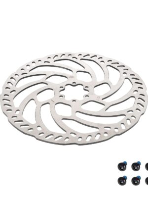 Disco de freno de disco de seis orificios engrosado de 220 mm con 2,9 mm de espesor y 6 tornillos