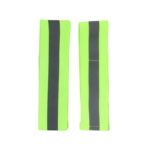 Pulseras reflectantes peludas para manos y pies de color verde fluorescente de 4 x 1,5 cm - Imagen 3