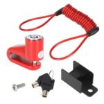 Bloqueo de freno rojo con cable rojo