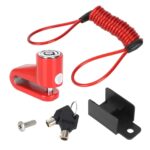Bloqueo de freno rojo con cable rojo