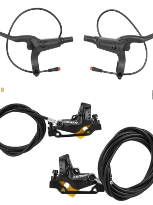 Freno de disco de aceite NUTT delantero izquierdo + trasero derecho (1350 mm + 2200 mm - F160 mm R140 mm) + kit de freno izquierdo y derecho Y5