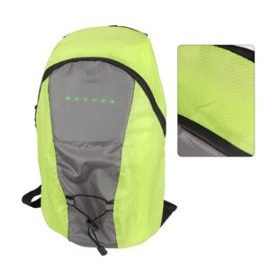 Mochila con intermitentes y control remoto inalámbrico