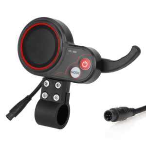 Interruptor de pantalla negro de 36-48 V con 6 pines para scooter KUGOO M4