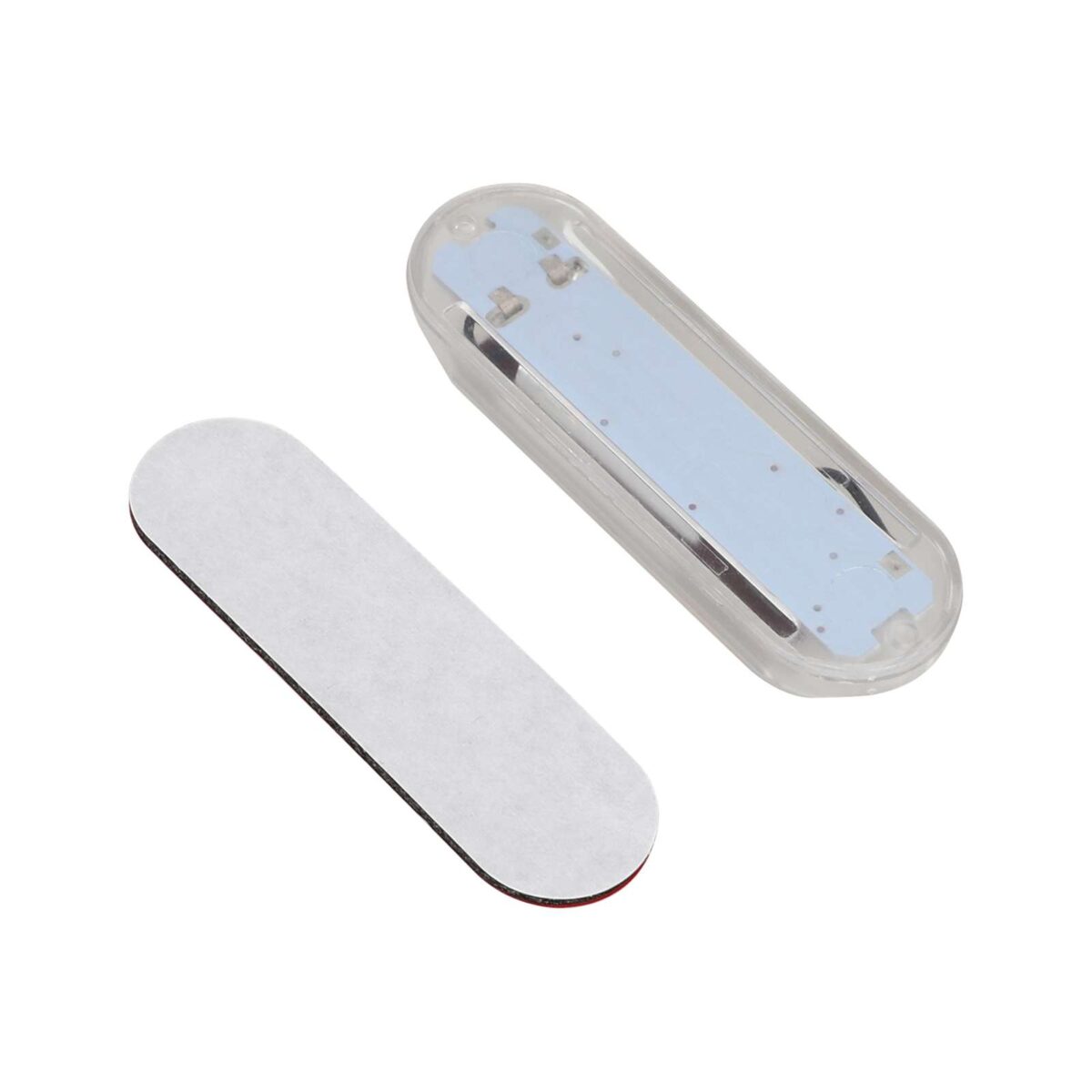 Luz trasera de advertencia solar para motocicleta con carcasa transparente (luz roja) - Imagen 2