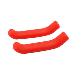 2 fundas de silicona para palanca de freno roja
