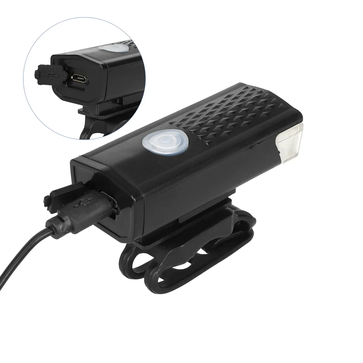 Faro delantero recargable por USB para conducción nocturna - Imagen 5
